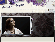 Tablet Screenshot of patriciaangelin.com